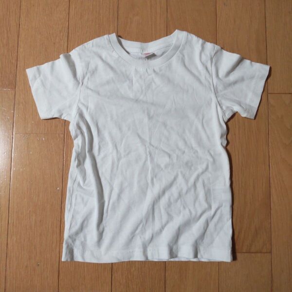 【美品】UNIQLO ホワイト Tシャツ 110