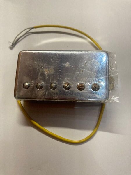 ハムバッカーピックアップ カバード 銀 クローム