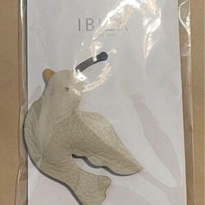 IBIZA イビザ バッグチャーム 鳥 カモメ 鳩 ホワイト ノベルティ