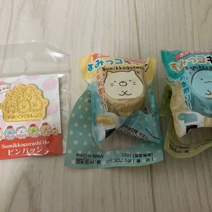 すみっコぐらし キャップとピンバッジセット