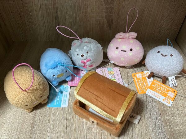 すみっコぐらし てのりぬいぐるみ プライズマスコットセット