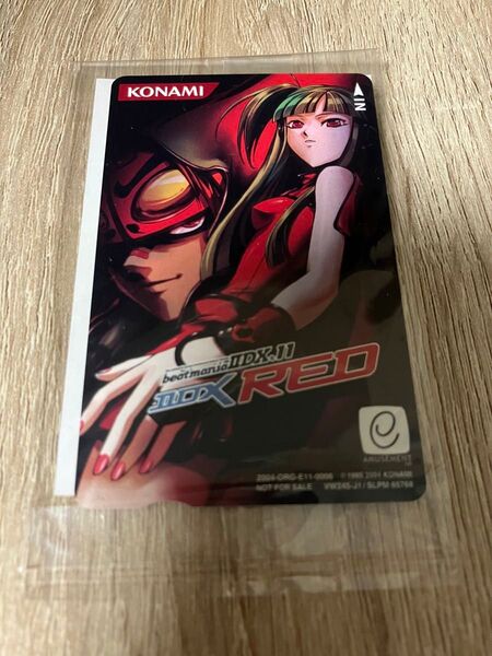 KONAMI BeatmaniaIIDX RED 旧e-pass 磁気カード 未開封