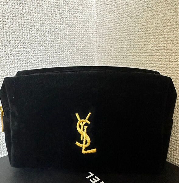イヴサンローランボーテ ノベルティ 刺繍ポーチ