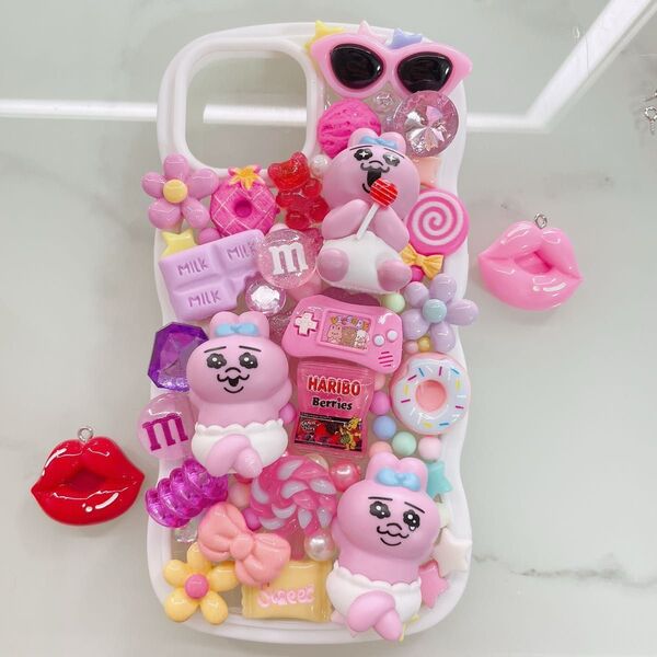 iPhoneケース15 デコ電