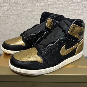 【新品未使用】AIR JORDAN 1 High OG BLACK GOLD エアジョーダン1 ブラック & ゴールド 黒金
