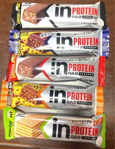 森永 inバープロテイン 5種セット!行動食にも