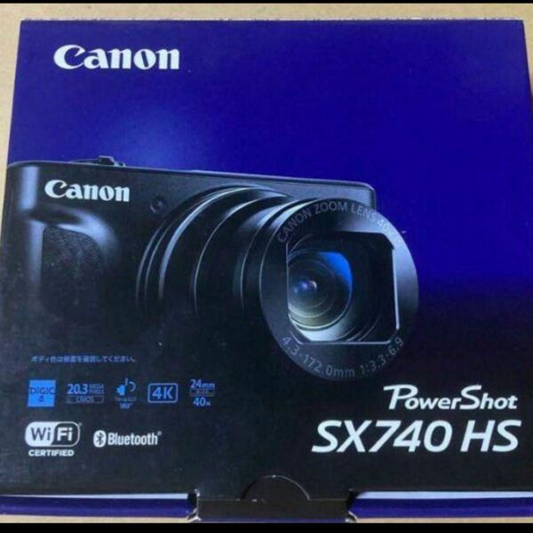 Canon PowerShot SX740 HS ブラック キャノン コンパクトデジタルカメラ