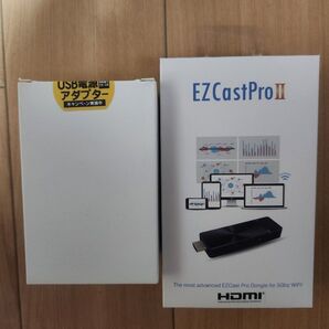 【新品、値下げ済み】EZCast Pro 2 + おまけ付き
