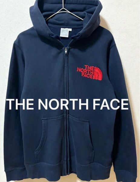 THE NORTH FACE ノースフェイス フルジップパーカー Mサイズ ネイビー