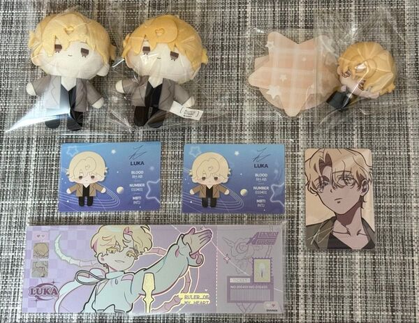 ALNST エイリアンステージ ルカ フィギュア トレカ ぬいぐるみキーホルダー フォトカ ホログラム チケット