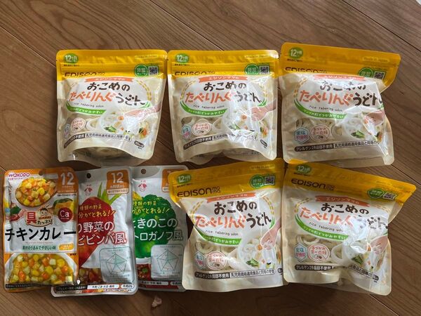 EDISONmama おこめのたべりんぐうどん5袋 ベビーフード3種 12ヶ月〜 ベビーフード/1歳/12ヶ月/離乳食/