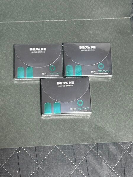 DR.VAPE Model S ミントメンソール フレーバーカートリッジ 2個入り 3箱