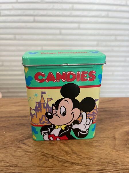 ディズニーランド キャンディー缶 空き缶 昭和レトロ 当時物 東京ディズニーランド 小物入れ