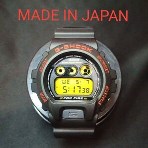 日本製 DW-6900B CASIO G-SHOCK ブラックxレッド 稼働 デジタル 腕時計