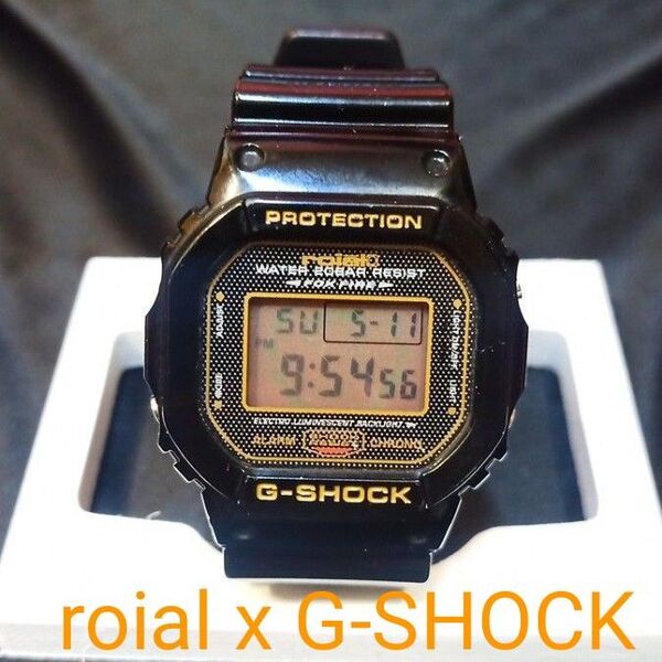 roial DW-5600VT FOX FIRE G-SHOCK コラボモデル ブラック DW-5600 スピードモデル 稼働品