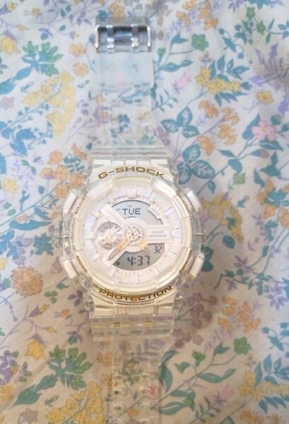 スケルトンカスタム GA-110 G-SHOCK アナログ 稼働品