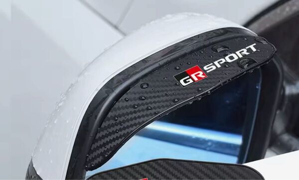 ドアミラー用雨よけシートトヨタ GR ヤリススポーツ Gazoo レーシング2枚