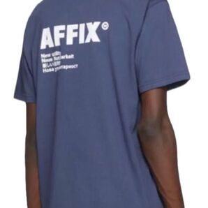 affix tシャツ ネイビー Lサイズ ネイビーtシャツ 古着