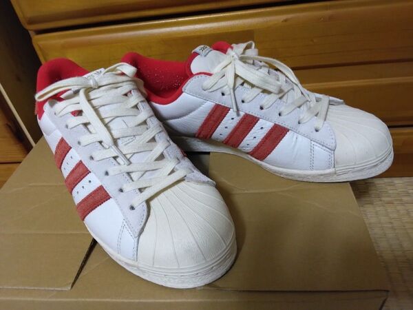 アディダス/スーパースター82/US9.5/JPN27.5cm美品 ホワイト