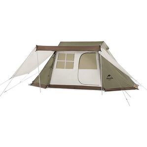 新品Naturehike Village5.0ワンタッチテント2-4人用ロッジ型 スカート付き 前後出入り可能カーサイドテント