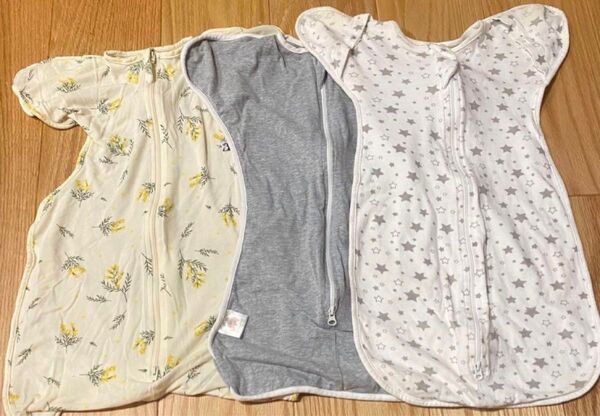 スワドル 3枚セット konny 花柄 ベビー用品 寝かしつけ