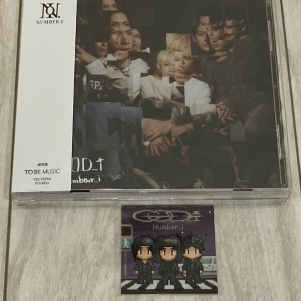Number_i「GOD_i」通常盤 特典シール CD