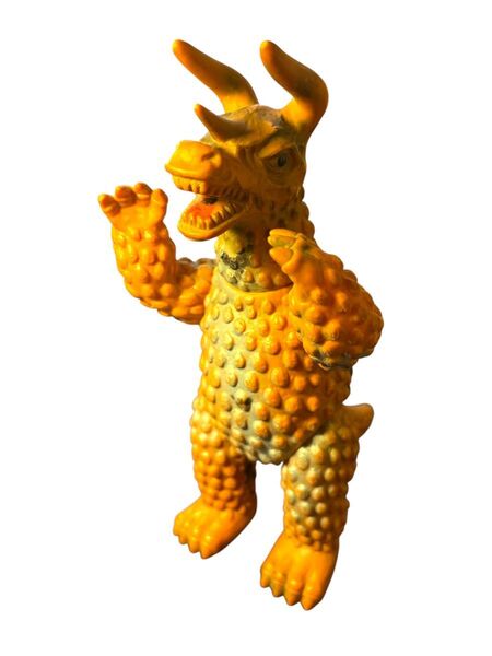 ブルマァク ジギラ 当時物 マグマ大使 ソフビ 落書き有 怪獣