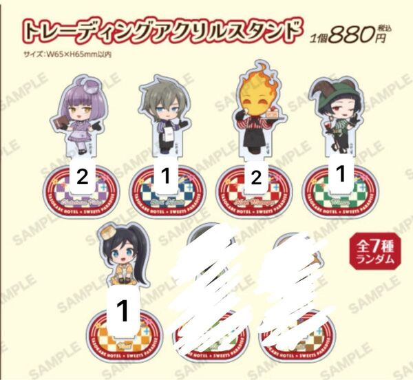 誰ソ彼ホテル アクスタ ミニアクスタ 缶バッジ 塚原音子 阿鳥遥斗 支配人 瑪瑙 ルリ