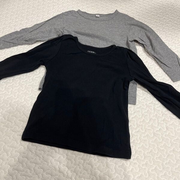 無印 Tシャツ 長袖Tシャツ カットソー 長袖 ロンT トップス