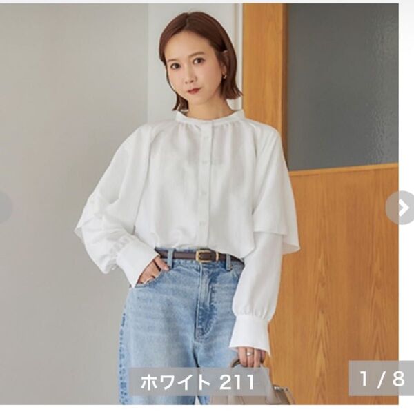 ブラウス シャツ しまむら 田中里奈 コラボ mysa