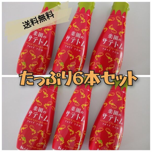 【新品未開封】楽園のサテトム 6本セット ハウス食品 サテトム えびラー油ペースト