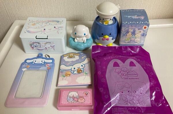 女の子 おもちゃまとめ売り ミニチュア ぼんぼんリボンちゃんのスタンプ サンリオ シナモロール