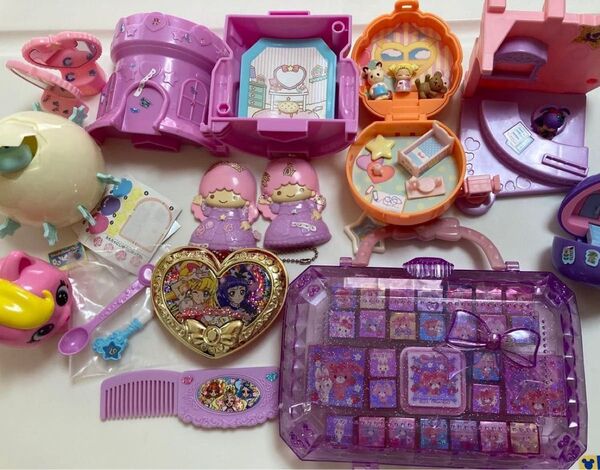 女の子 おもちゃまとめ売り プリキュア ミニチュア ぼんぼんリボンちゃんのスタンプ サンリオ シナモロール