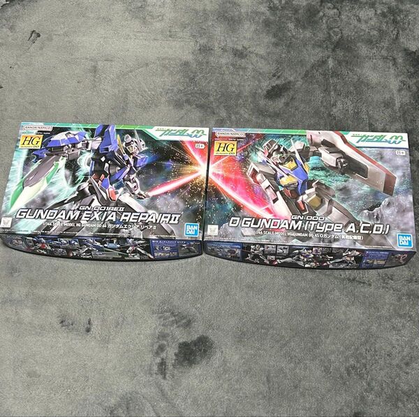 【2個セット】HG ガンダムエクシアリペアⅡ Oガンダム 実戦配備型 機動戦士ガンダムOO ガンプラ バンダイ