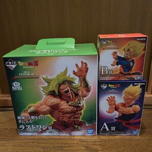 一番くじ ドラゴンボール HISTORY OF THE FILM ラストワン ブロリー、悟飯、悟天3点セット