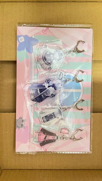 あくたんのコスチュームキーホルダー 4種入り 湊あくあ 6周年記念 ホロライブ