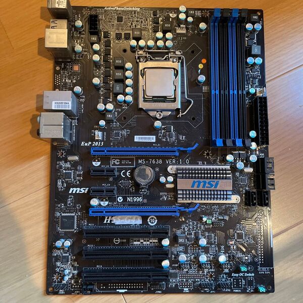 【LGA1156】msi H55-s01 + core i7 870 bios起動確認済み