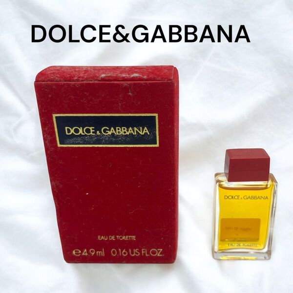 DOLCE&GABBANA ドルガバ オーデトワレ 香水 フレグランス 4.9ml イタリア製 残量多 ユニセックス 箱