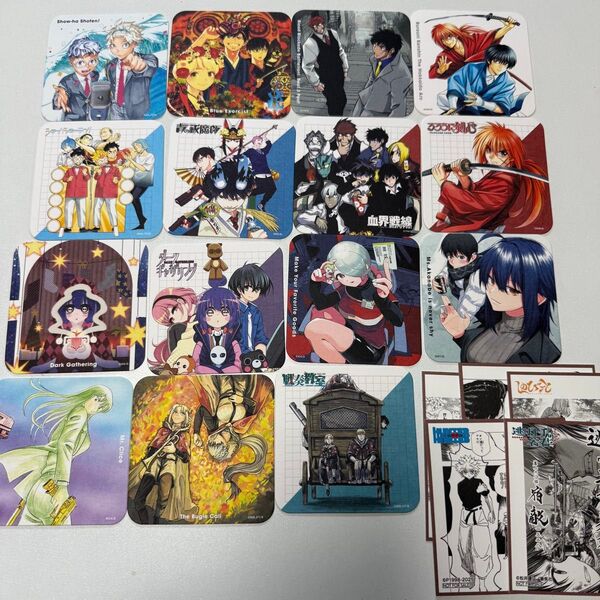 ジャンプSQ スクエア アートコースター アトコ ジャンプフェア アニメイト 特典 色紙