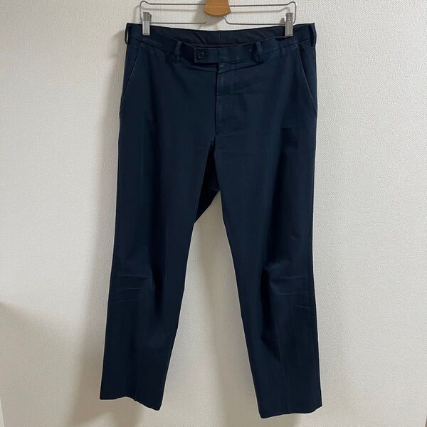 UNIQLO ユニクロ 感動パンツ コットンライク ネイビー
