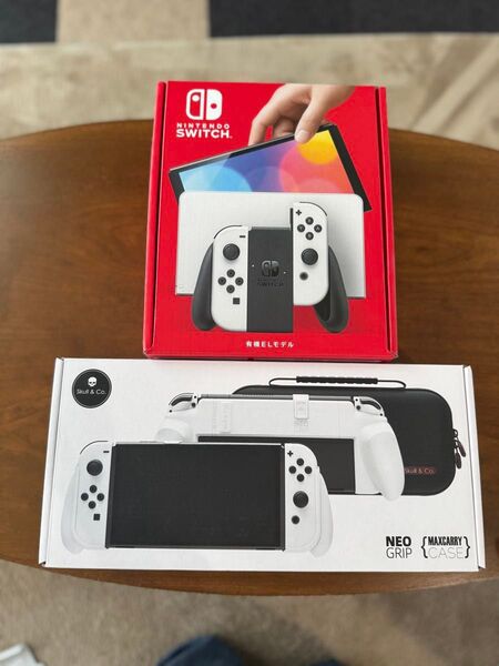 Nintendo Switch 有機ELモデル 512GB SDカード付きSkullアクセサリー付き