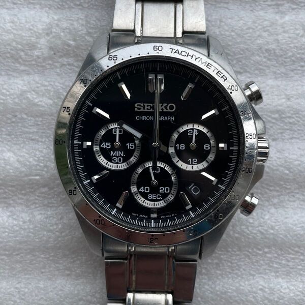 SEIKO セイコー クロノグラフ 腕時計 8T63-00D0 クォーツ