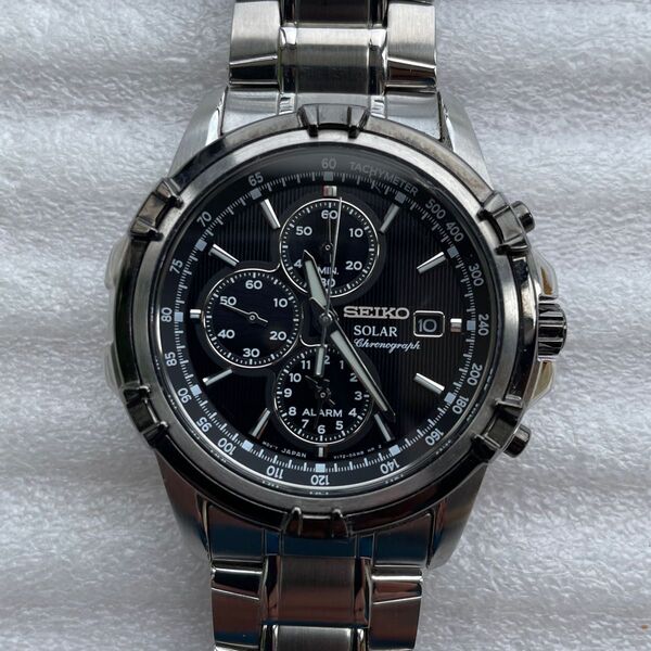 SEIKO 腕時計 メンズ クロノグラフ ソーラー