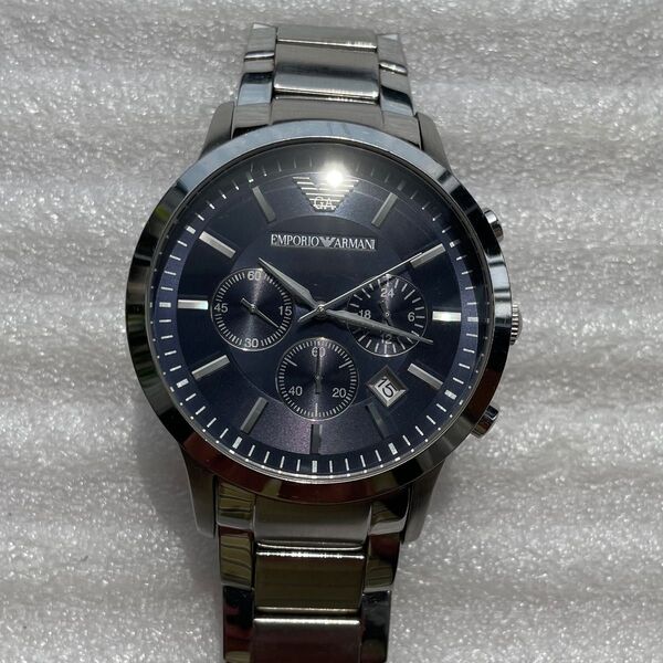 腕時計 クロノグラフ クオーツ ARMANI EMPORIO エンポリオアルマーニ メンズ