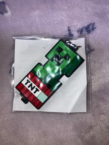 フリューくじ マインクラフト わくわくBOX つながるラバーストラップ クリーパー&TNT