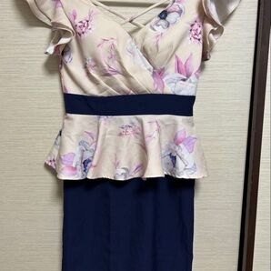 dazzy Store キャバドレス ペプラムドレス L