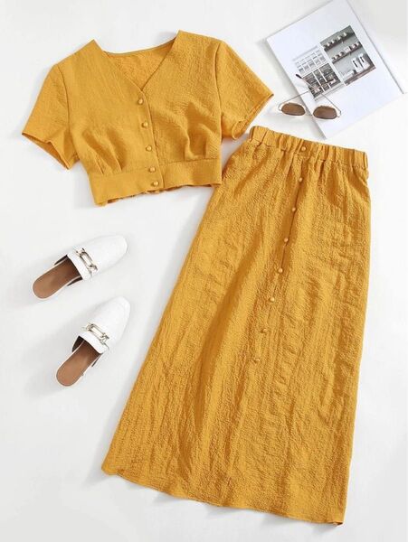 SHEIN セットアップ ツーピース XL