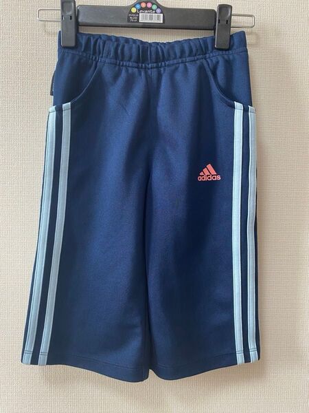adidas ハーフパンツ ネイビー 120cm