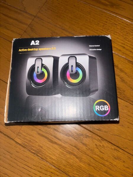 A2 Active desktop speakers 2.0 RGB PCスピーカー