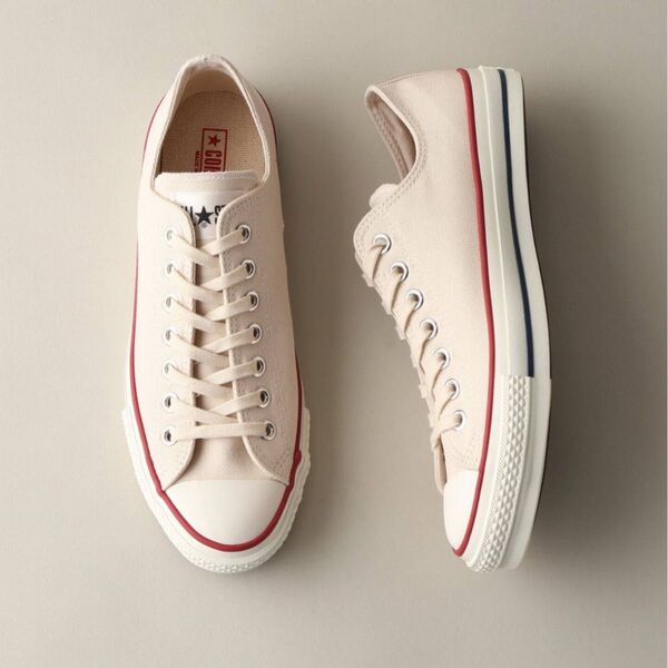 【CONVERSE/コンバース】CANVAS ALL STAR J OX:スニーカー ホワイトA 28cm